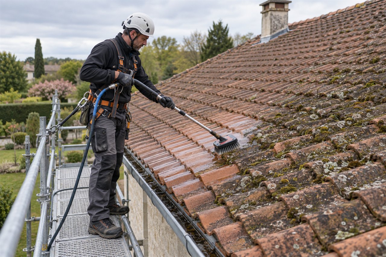 Démoussage à Criel-sur-Mer